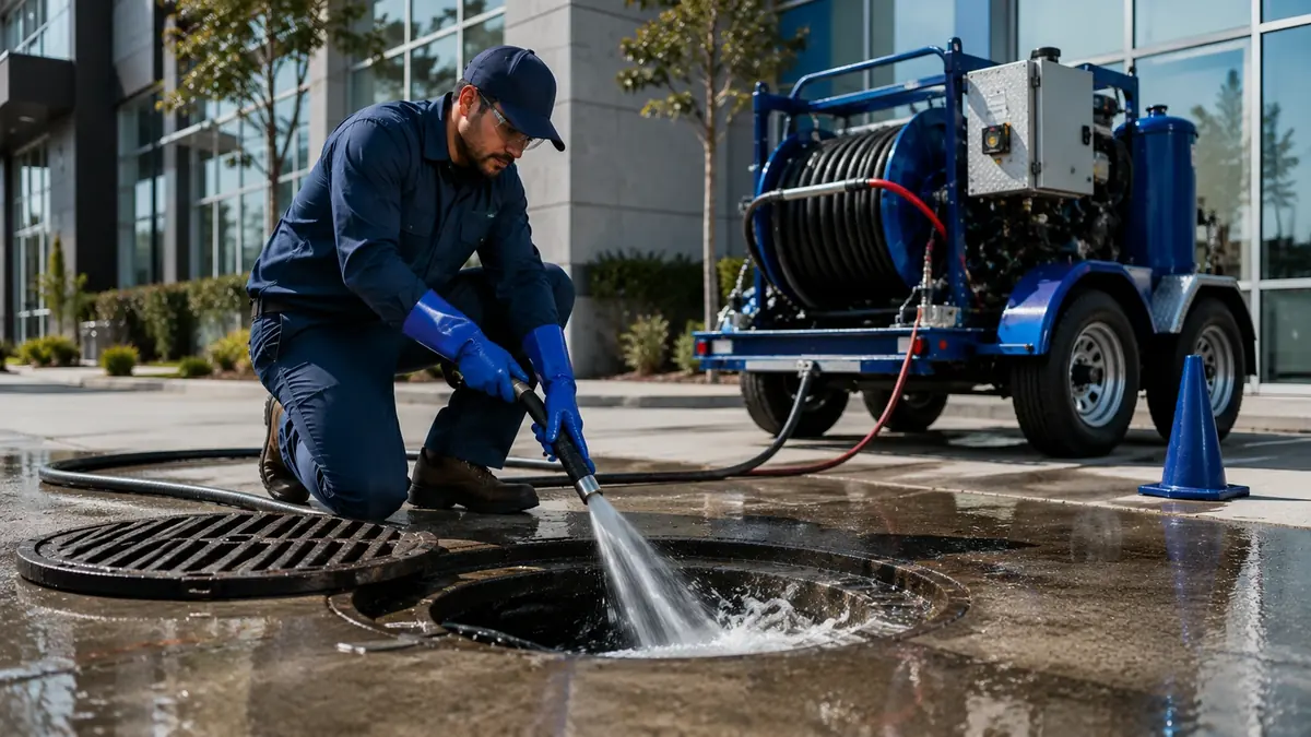 Commercial Hydro Jet Drain Cleaning in Compton