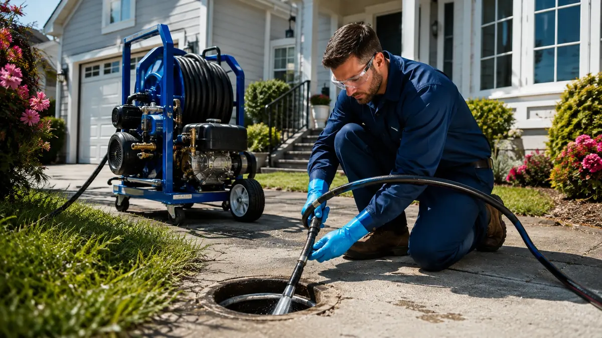 Residential Hydro Jet Drain Cleaning in Compton